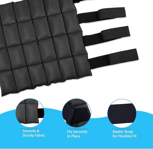 Harrison Howard 2 Packs Ice Boots for Horse Cool Gel Pack Leg Wrap for Treating Full Leg, Knee, Hock Injuries Reusable Ice Cooling Therapy, Universal Size in Saudi Arabia