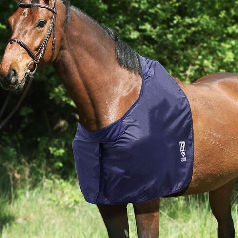 Harrison Howard Horse Shoulder Guard Anti-Rub Bib Chest Saver Wither Protector Piano Black M in Saudi Arabia