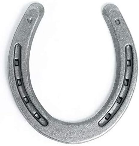 مجموعة حدوات الخيول الفولاذية من The Heritage Forge للخيول والحرف اليدوية والديكورات وألعاب الفناء الخلفي - حذاء عادي مقاس 1 - حذاء رملي 40 in Kuwait