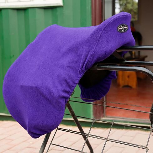 Harrison Howard Fleece Horse Saddle Cover for GP/CC Horse Saddle Cover-Magenta in Saudi Arabia