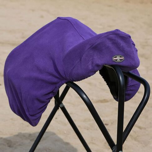 Harrison Howard Fleece Horse Saddle Cover for GP/CC Horse Saddle Cover-Magenta in Saudi Arabia