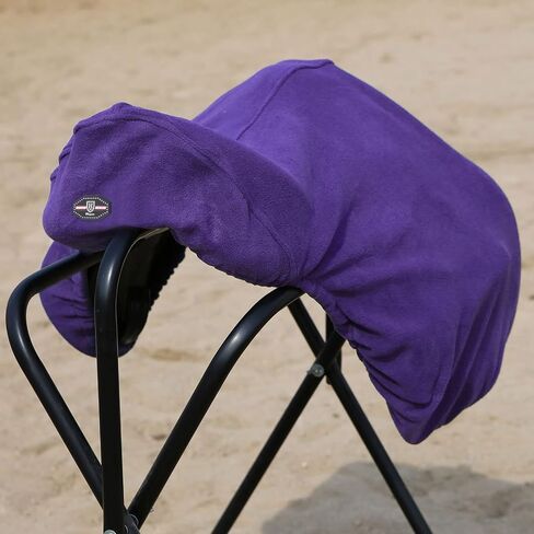 Harrison Howard Fleece Horse Saddle Cover for GP/CC Horse Saddle Cover-Magenta in Saudi Arabia