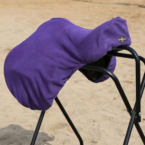 Harrison Howard Fleece Horse Saddle Cover for GP/CC Horse Saddle Cover-Magenta in Saudi Arabia