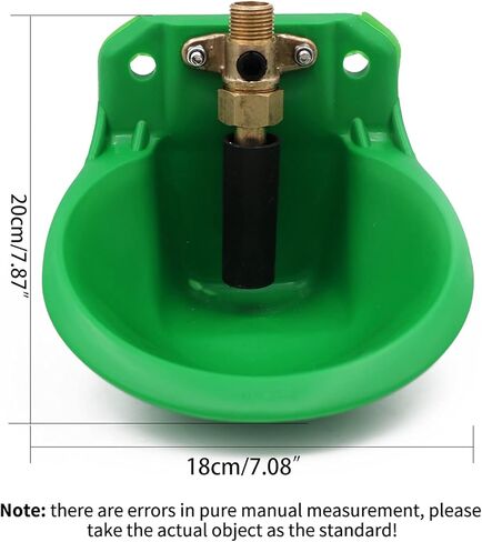 1 حزمة التلقائي الأغنام الماعز وعاء الماء حوض خزان مع صمام النحاس البلاستيك وعاء الشرب موزع نظام الري للأغنام الماعز الكلب خنزير صغير العجل (1) in Kuwait