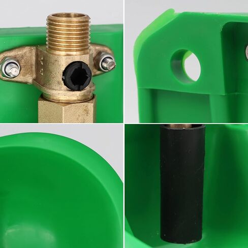 1 حزمة التلقائي الأغنام الماعز وعاء الماء حوض خزان مع صمام النحاس البلاستيك وعاء الشرب موزع نظام الري للأغنام الماعز الكلب خنزير صغير العجل (1) in Kuwait