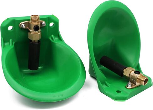 1 حزمة التلقائي الأغنام الماعز وعاء الماء حوض خزان مع صمام النحاس البلاستيك وعاء الشرب موزع نظام الري للأغنام الماعز الكلب خنزير صغير العجل (1) in Kuwait