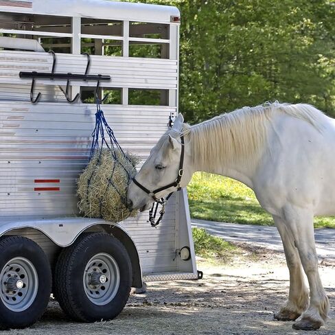 4 قطع من Hicarer رف أسود مع خطافات دوارة، خطافات لجام معلقة، منظم تعليق محمول، حامل حامل حصان لإكسسوارات مقطورة غرفة المماطلة in Kuwait