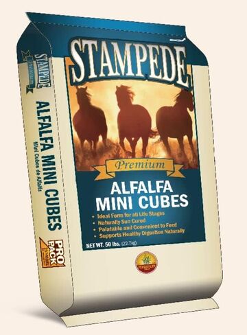 Ernst Grain's Stampede Alfalfa Cubes, Non-GMO (Mini Alfalfa Cubes, 50 lb.) in Saudi Arabia