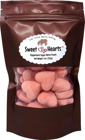 The Little Horse Bakery Sweet Hearts Peppermint Sugar Horse Treats 9 oz. in Saudi Arabia
