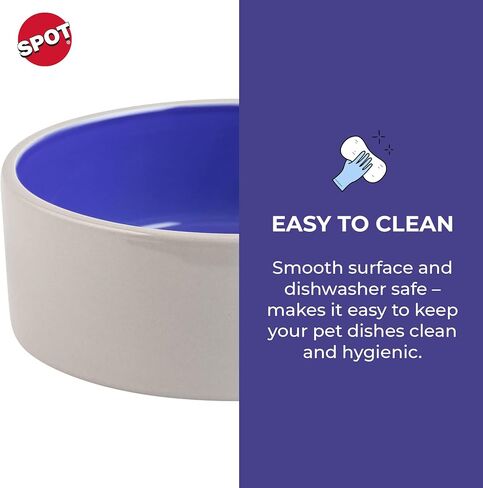 Ethical 4.75-Inch Stoneware Crock Dog Dish (6115) in Saudi Arabia