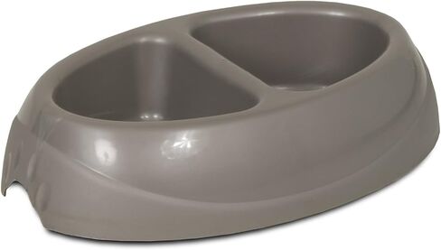 Petmate Dosckocil DDS23175 Lightweight Double Diner Dog Dish, Large, Assorted Color in Saudi Arabia