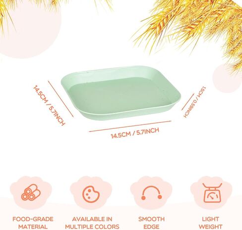 Cat Food Bowl Set, 6 inch Wide Shallow Cat Bowl for Relief Whisker Fatigue,Small Flat Cat Dish, Shallow Pet Feeding Dish or Plate for Cats and Small Dogs (4Pcs) in Saudi Arabia