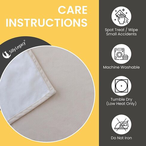 Thin Reversible Waterproof Protective Bed Cover (King Size, 100 x 96 inch), for Pets, Babies; Incontinence, Dirt, Drool in Kuwait