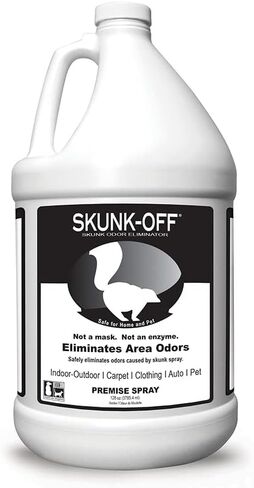 بخاخ مزيل رائحة الظربان للحيوانات الأليفة من Skunk Off Skunk (32oz) - جاهز للاستخدام مزيل رائحة الظربان للكلاب والقطط والمنزل والسجاد والسيارة والملابس والمزيد - بخاخ Skunk مع تركيبة غير إنزيمية آمنة للحيوانات الأليفة والأشخاص in Kuwait
