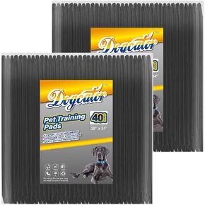 Dogcator Charcoal Dog Pee Pads Extra Large 28“x34", Puppy Pads XL 30 Count, Potty Pads for Dogs, Disposable Urine Bed Pads for Odor-Control, X-Large Piddle Underpads, Training Liners for Housebreaking in Kuwait