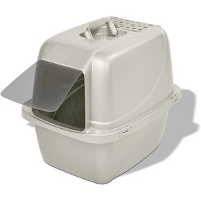 Van Ness Pets Odor Control Large Enclosed Cat Litter Box, Hooded, Pearl, CP6 in Saudi Arabia