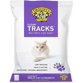 فضلات القطط المتكتلة المميزة من دكتور إلسي | المسارات النظيفة | غبار منخفض، تتبع منخفض، تكتل قوي، تحكم فائق في الرائحة، مكونات طبيعية وغير معطرة in Kuwait