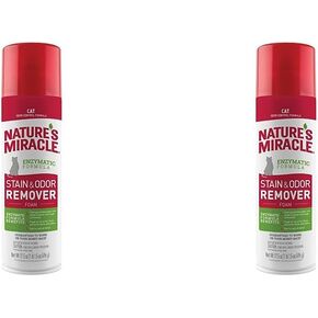 Nature’s Miracle Cat Stain & Odor Remover Foam, Enzymatic Cleaner, 17.5 oz in Saudi Arabia