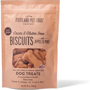 Portland Pet Food Company Healthy Dog Treats Variety 3-Pack - Grain-Free, Human-Grade, Gingerbread, Pumpkin and Bacon Dog Treats Multipack - Natural Dog Training Treats & Biscuits Made in the USA Only