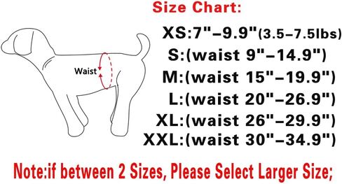 JoyDaog 3 Pack Small Dog Diapers for Female Reusable Premium Jean Puppy Wrap,Black XS in Saudi Arabia