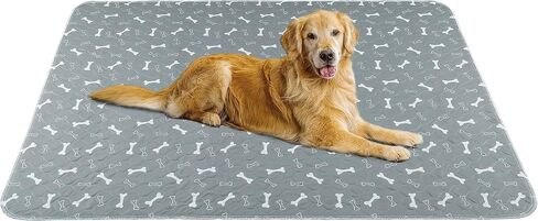 Washable Pee Pads for Dogs, Large 2 Pack 36"x48" Dog Pee Pads Washable, Waterproof Puppy Pads Mat Reusable Fast Absorbent Dog Potty Training Pads, Whelping Pads for Playpen Crate in Saudi Arabia