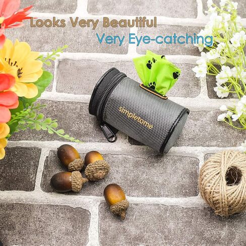 موزع أكياس نفايات الكلاب من سيمبليتومي لحزام المقود مقاوم للماء 1680D أكسفورد YKK سحاب (رمادي) in Kuwait