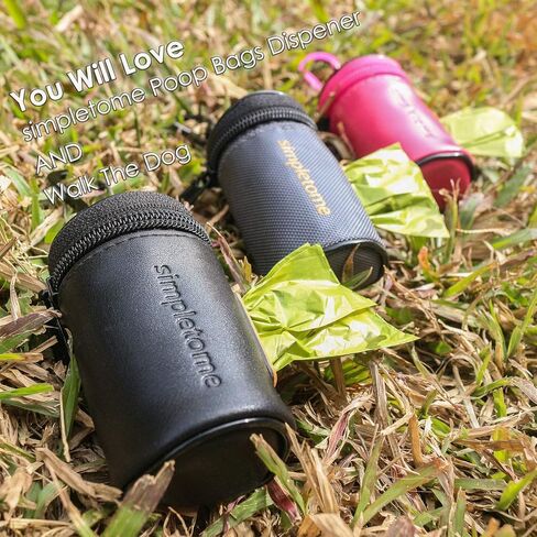 موزع أكياس نفايات الكلاب من سيمبليتومي لحزام المقود مقاوم للماء 1680D أكسفورد YKK سحاب (رمادي) in Kuwait