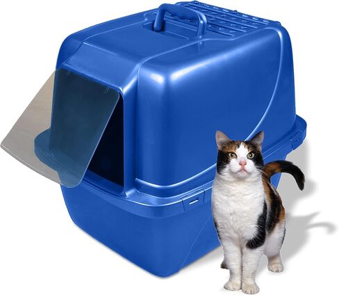 Van Ness Pets Odor Control Extra Large, Giant Enclosed Cat Pan with Odor Door, Hooded, Blue, CP7 in Saudi Arabia
