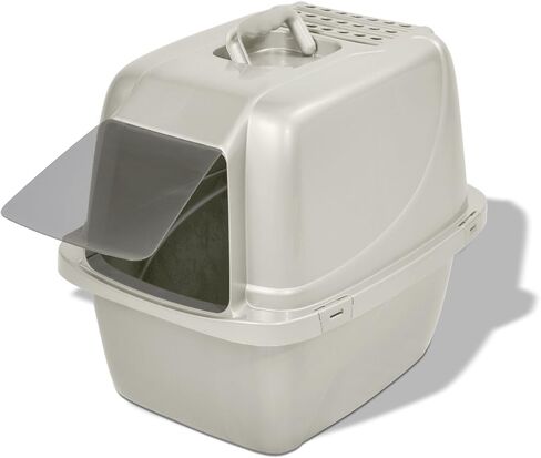 Van Ness Pets Odor Control Large Enclosed Cat Litter Box, Hooded, Pearl, CP6 in Saudi Arabia