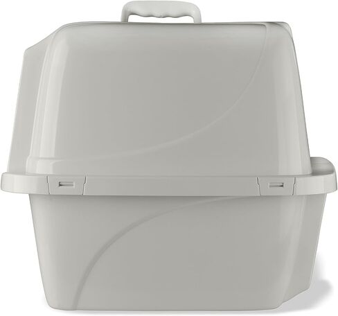 Van Ness Pets Odor Control Large Enclosed Cat Litter Box, Hooded, Pearl, CP6 in Saudi Arabia