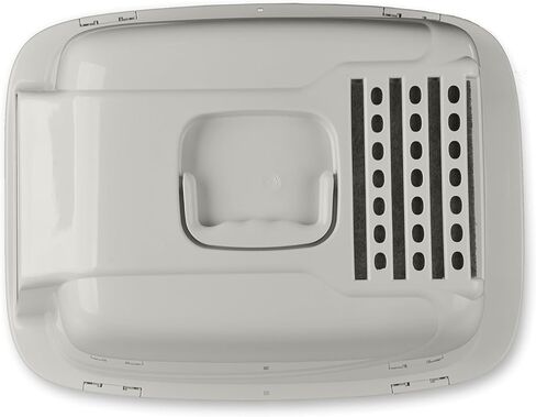 Van Ness Pets Odor Control Large Enclosed Cat Litter Box, Hooded, Pearl, CP6 in Saudi Arabia