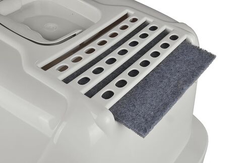 Van Ness Pets Odor Control Large Enclosed Cat Litter Box, Hooded, Pearl, CP6 in Saudi Arabia