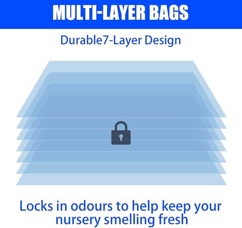 حقيبة إعادة تعبئة فضلات القطط متوافقة مع خرطوشة إعادة التعبئة للتخلص من فضلات القطط القياسية وPlus Genie، حقيبة إعادة تعبئة فضلات القطط العامة، خرطوشة إعادة التعبئة الأصلية غير متضمنة (6 عبوات) in Kuwait