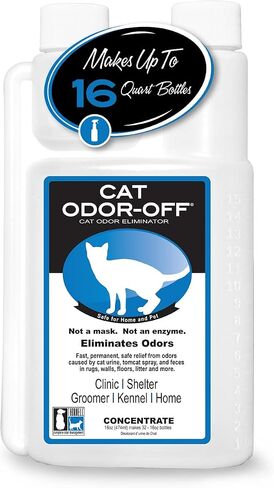 Thornell Cat Odor-Off Pet Odor Eliminator Spray – Original Scent 16oz Ready to Use Cat Urine Odor Eliminator Spray for Pet Urine Odor, Tomcat Spray & Feces on Carpet, Litter Boxes & More in Saudi Arabia