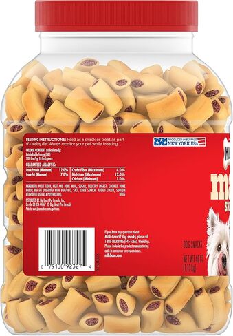 Milk-Bone MaroSnacks Small Dog Treats with Real Bone Marrow, 40 Oz. in Kuwait