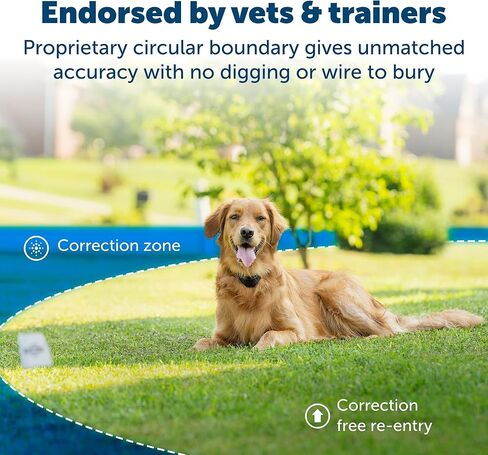 نظام احتواء الحيوانات الأليفة اللاسلكي من PetSafe + بطاريتين بديلتين - سياج كهربائي لاسلكي أصلي للكلاب - من الشركة الأم للعلامة التجارية غير المرئية للسياج - يغطي مساحة تصل إلى 1/2 فدان - للحيوانات الأليفة التي يبلغ وزنها 8 أرطال فما فوق in Kuwait