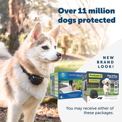 نظام احتواء الحيوانات الأليفة اللاسلكي من PetSafe + بطاريتين بديلتين - سياج كهربائي لاسلكي أصلي للكلاب - من الشركة الأم للعلامة التجارية غير المرئية للسياج - يغطي مساحة تصل إلى 1/2 فدان - للحيوانات الأليفة التي يبلغ وزنها 8 أرطال فما فوق in Kuwait