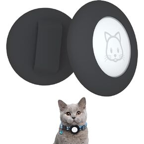 2022 Airtag Cat Collar Holder, Small Air tag Cat Collar Holder Compatible with Apple Airtag GPS Tracker, 2Pack Waterproof Case Cover for Cat Dog Pet Collar Within 3/8 inch (Orange&SkyBlue) in Saudi Arabia