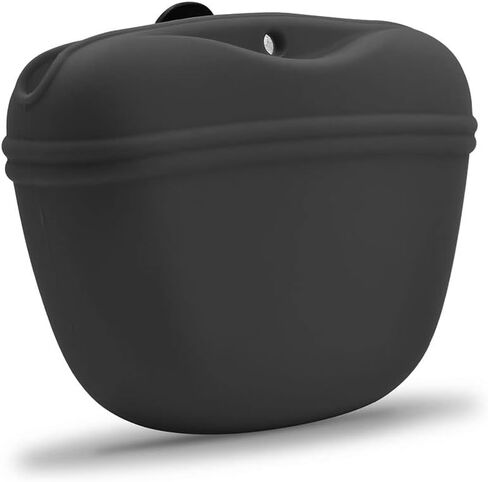 AUDWUD Silicone Dog Treat Pouch,With Dog Training Clicker,Clip on Portable Training Container,Convenient Magnetic Buckle Closing and Waist Clip in Saudi Arabia