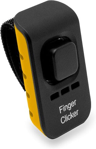 Educator Dog Training Finger Clicker with Audible Sound for Positive Reinforcement, Behavior and Obedience Pet Trainer, Red in Kuwait