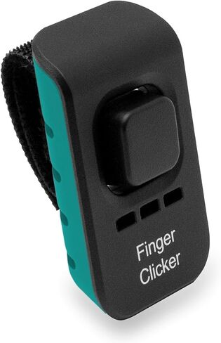 Educator Dog Training Finger Clicker with Audible Sound for Positive Reinforcement, Behavior and Obedience Pet Trainer, Red in Kuwait