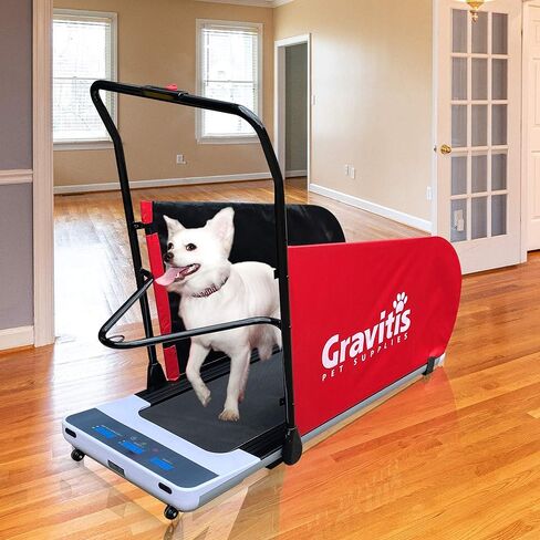 Gravitis Pet Supplies جهاز سير كهربائي ثنائي الغرض للكلاب والبشر. آلة الجري الآلية لتدريب الكلاب للحيوانات الأليفة والأشخاص in Kuwait