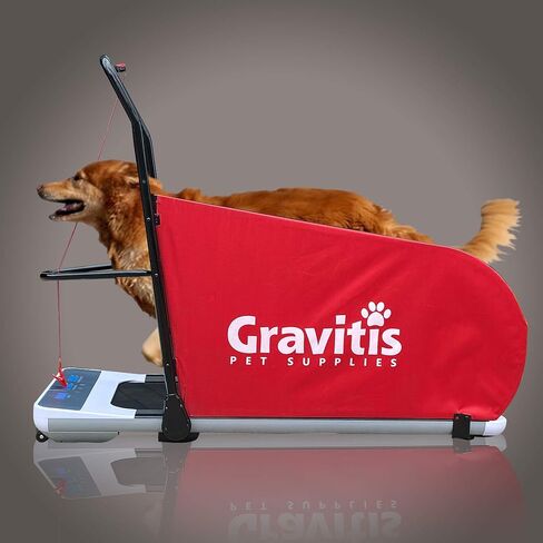 Gravitis Pet Supplies جهاز سير كهربائي ثنائي الغرض للكلاب والبشر. آلة الجري الآلية لتدريب الكلاب للحيوانات الأليفة والأشخاص in Kuwait