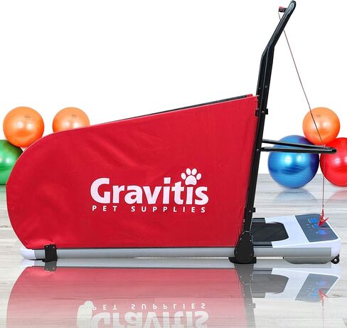 Gravitis Pet Supplies جهاز سير كهربائي ثنائي الغرض للكلاب والبشر. آلة الجري الآلية لتدريب الكلاب للحيوانات الأليفة والأشخاص in Kuwait
