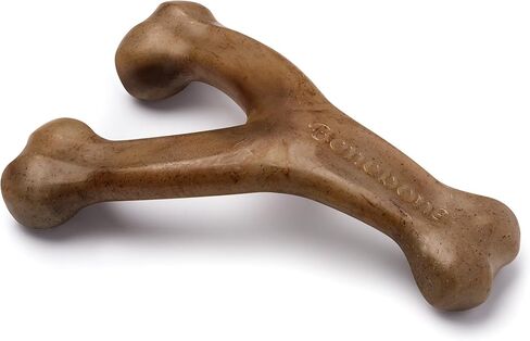 Benebone Wishbone Durable Dog Chew Toy for Aggressive Chewers, Real Bacon, Made in USA, Medium in Saudi Arabia