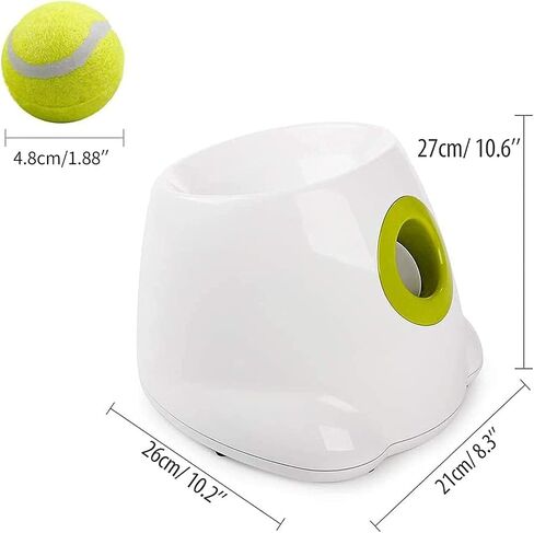 AFP Automatic Ball Launcher for Dogs,Dog Ball Launcher Automatic,Tennis Ball Machine,Includes 3pcs Tennis Balls for Dogs in Saudi Arabia