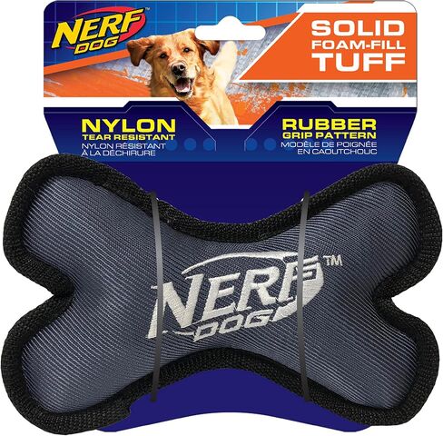 Nerf Dog Nylon Flyer Dog Toy, Flying Disc, Lightweight, Durable and Water Resistant, Great for Beach and Pool, 9 inch diameter, for Medium/Large Breeds, Single Unit, Red in Saudi Arabia