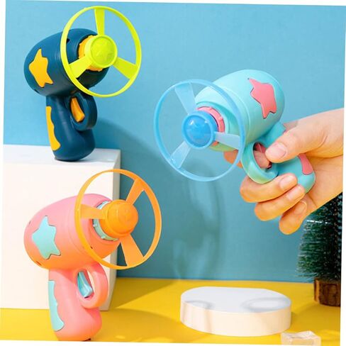 1 Set Funny Cat Outside Kitten Launcher Cat Tracks Cat Saucer Disc Launcher Shooting Indoor Cat Interactive Cat Plaything Flying Disc Pet Cat in Kuwait