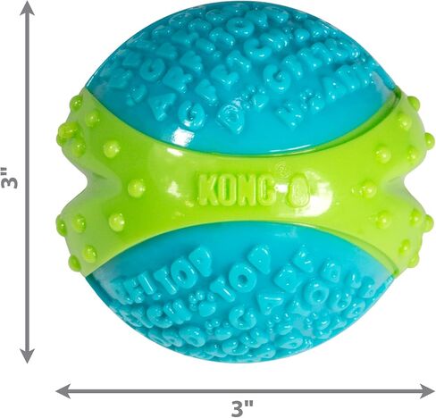 كرة KONG CoreStrength - لعبة مضغ للكلاب للمضغ العدواني - لعبة متينة للكلب للجلب - لعبة مضغ كرة للكلاب لصحة الأسنان واللثة - لعبة أسنان للكلاب للإثراء العقلي - الكلاب المتوسطة in Kuwait