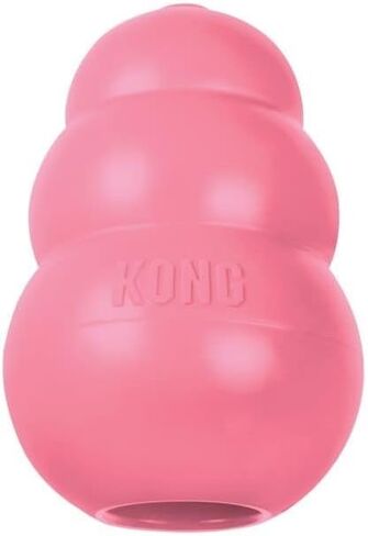 كونغ - لعبة تسنين طبيعية للجراء - ممتعة للمضغ والمطاردة والجلب - للجراء الصغيرة - أزرق in Kuwait